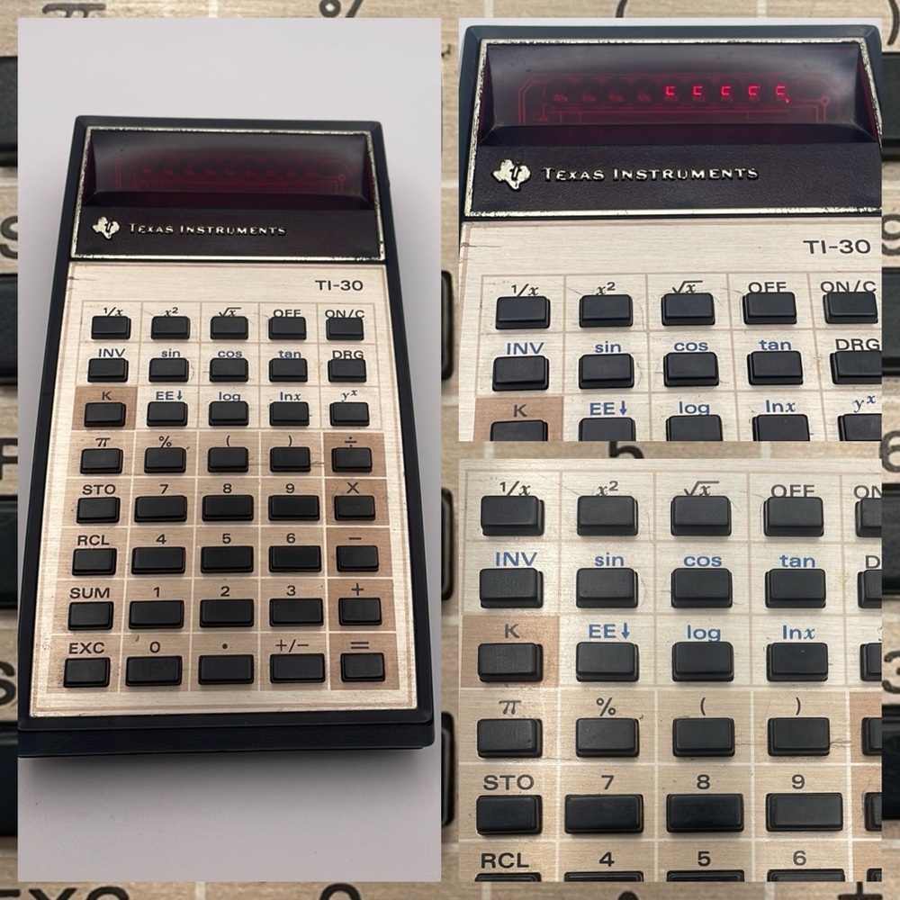Vintage - Mid 1970’s - Texas Instruments - TI-30 calculator - Picture 2 of 8